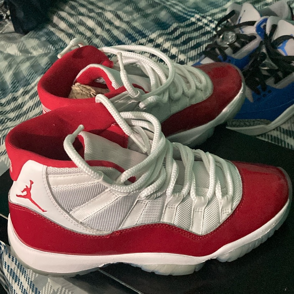 Kids Red and White Sneakers